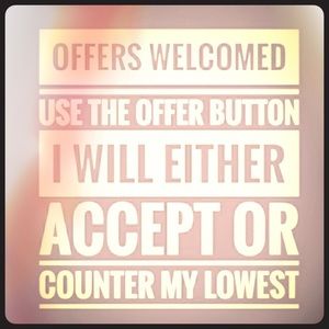 Reasonable Offers Welcome!